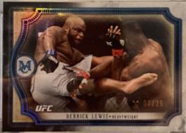 Derrick Lewis 2018 Topps UFC Museum Collection Base #9 Sapphire