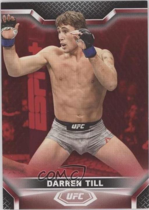 Darren Till 2020 Topps UFC Knockout Base #89 Red