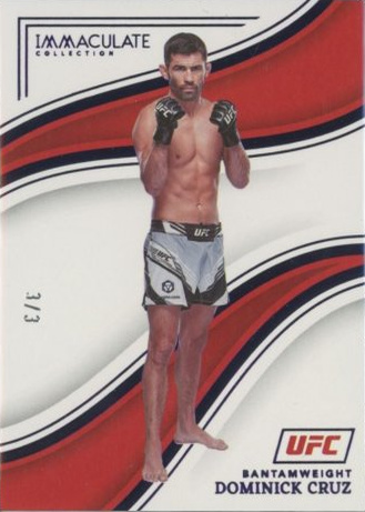 Dominick Cruz 2023 Panini Immaculate Collection UFC Base #76 Platinum