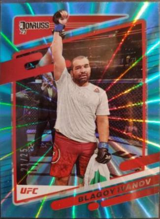 Blagoy Ivanov 2022 Panini Donruss UFC Base #196 Teal