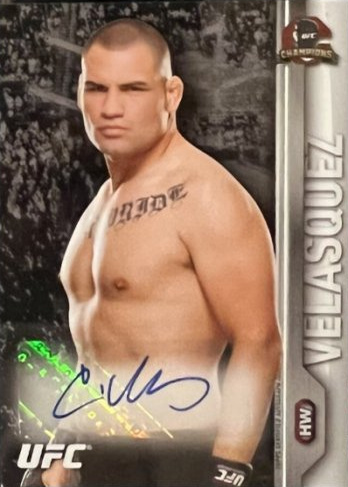 Cain Velasquez 2015 Topps UFC Champions Autographs #FA-CV Platinum