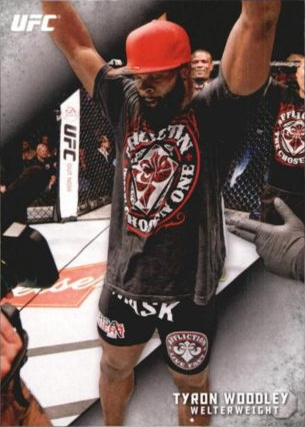 Tyron Woodley 2015 Topps UFC Knockout Base #58 Gold