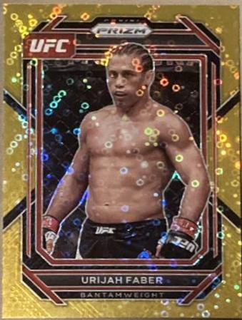 Urijah Faber 2023 Panini Prizm Under Card UFC Base #146 Gold