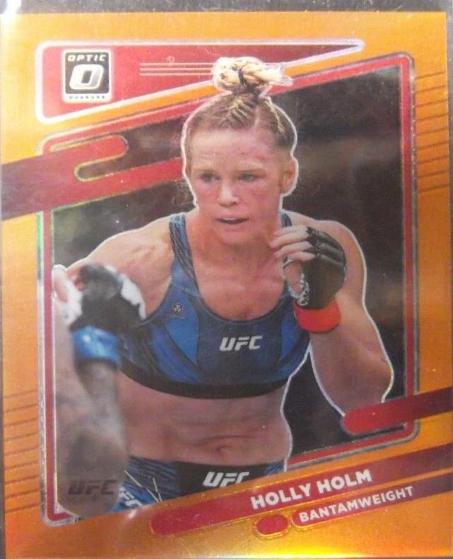 Holly Holm 2022 Panini Donruss Optic UFC Base #25 Orange
