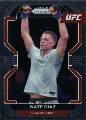 Nate Diaz 2022 Panini Prizm UFC Base #150 Octagon