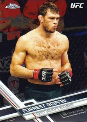 Forrest Griffin 2017 Topps Chrome UFC Base #61 Gold