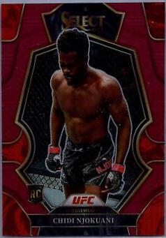 Chidi Njokuani 2023 Panini Select UFC Premier Level #160 Maroon