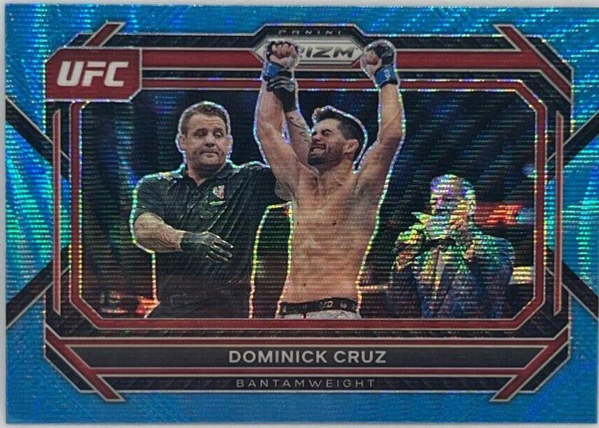 Dominick Cruz 2023 Panini Prizm UFC Base #90 Blue Wave