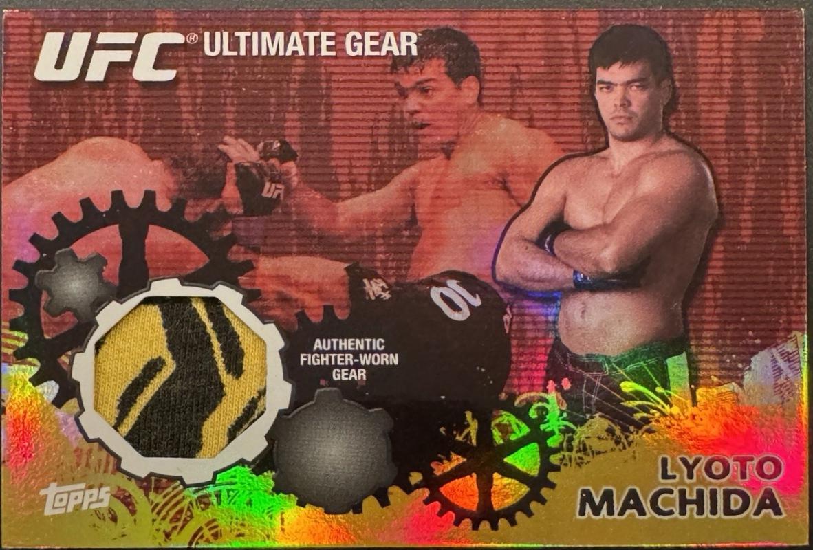 Lyoto Machida 2010 Topps UFC Ultimate Gear Relics #UG-LM Gold