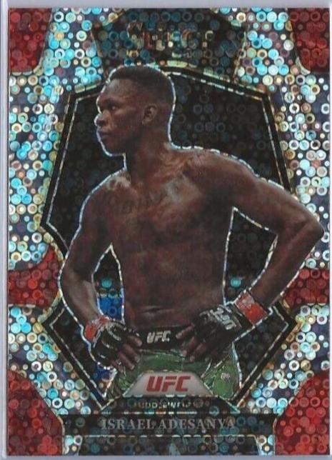Israel Adesanya 2023 Panini Select UFC Premier Level #192 Disco