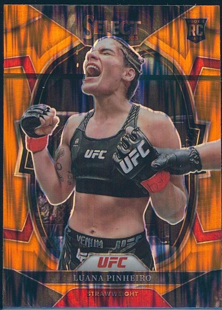Luana Pinheiro 2023 Panini Select UFC Concourse #29 Orange Flash