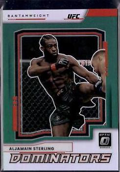 Aljamain Sterling 2022 Panini Donruss Optic UFC Dominators #1 Green