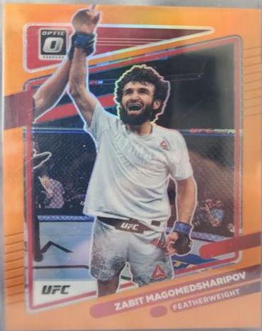 Zabit Magomedsharipov 2022 Panini Donruss Optic UFC Base #63 Orange