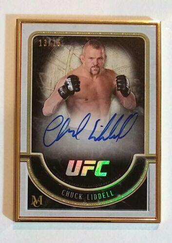 Chuck Liddell 2018 Topps UFC Museum Collection Museum Autographs #MA-CL Ruby