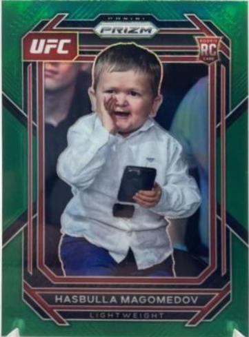 Hasbulla Magomedov 2023 Panini Prizm UFC Base #200 Green