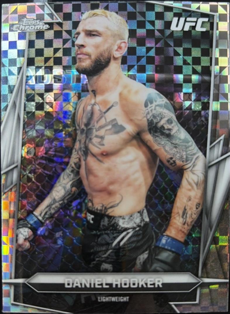 Dan Hooker 2026 Topps Chrome UFC Base #152 X-fractor