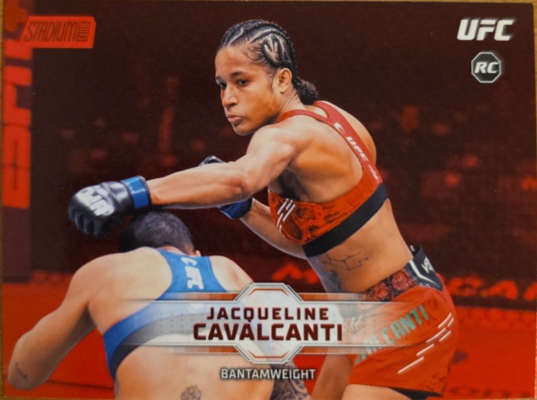 Jacqueline Cavalcanti 2026 Topps Stadium Club UFC Base #136 Red