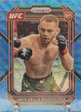Jack Della Maddalena 2023 Panini Prizm UFC Base #187 Blue Wave