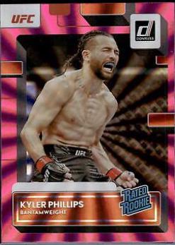 Kyler Phillips 2023 Panini Donruss UFC Base #220 Pink Laser