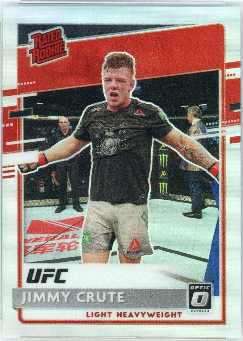 Jimmy Crute 2021 Panini Chronicles UFC Base Optic Rated Rookies #207 Silver