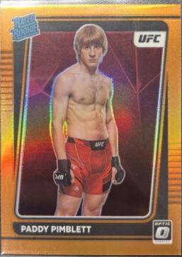 Paddy Pimblett 2022 Panini Donruss Optic UFC Base #103 Orange