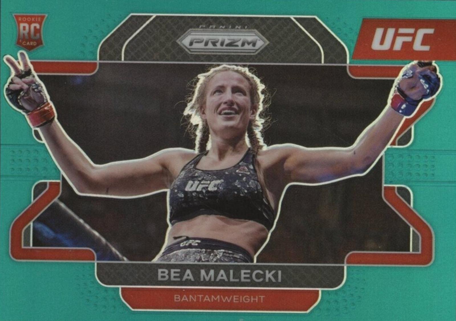 Bea Malecki 2022 Panini Prizm UFC Base #17 Teal