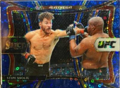 Stipe Miocic 2021 Panini Select UFC Premier Level #104 Blue Disco