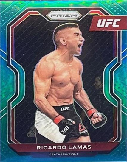 Ricardo Lamas 2021 Panini Prizm UFC Base #1 Teal