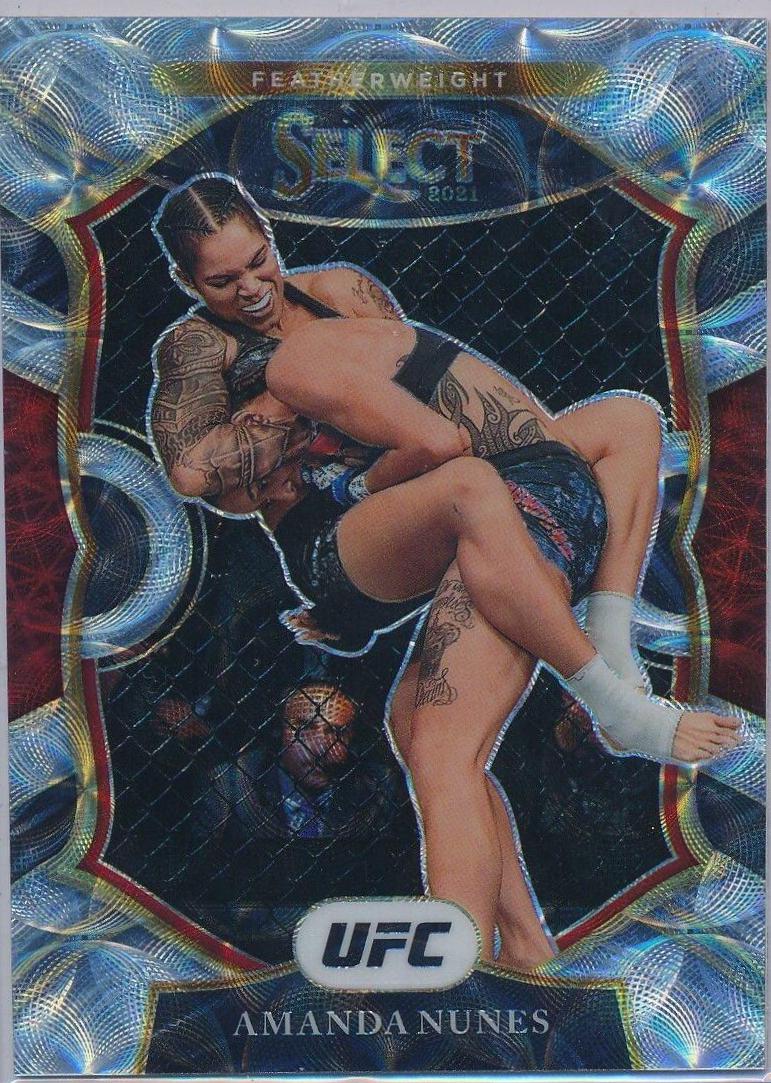 Amanda Nunes 2021 Panini Select UFC Concourse #56 Scope