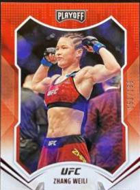 Zhang Weili 2022 Panini Chronicles UFC Base Playoff #161 Red