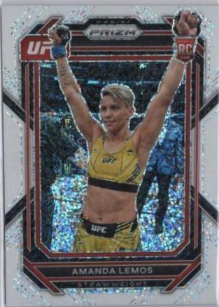 Amanda Lemos 2023 Panini Prizm UFC Base #151 White Sparkle