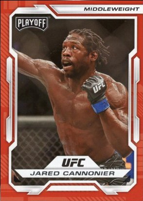 Jared Cannonier 2023 Panini Chronicles UFC Base Playoff #166 Silver