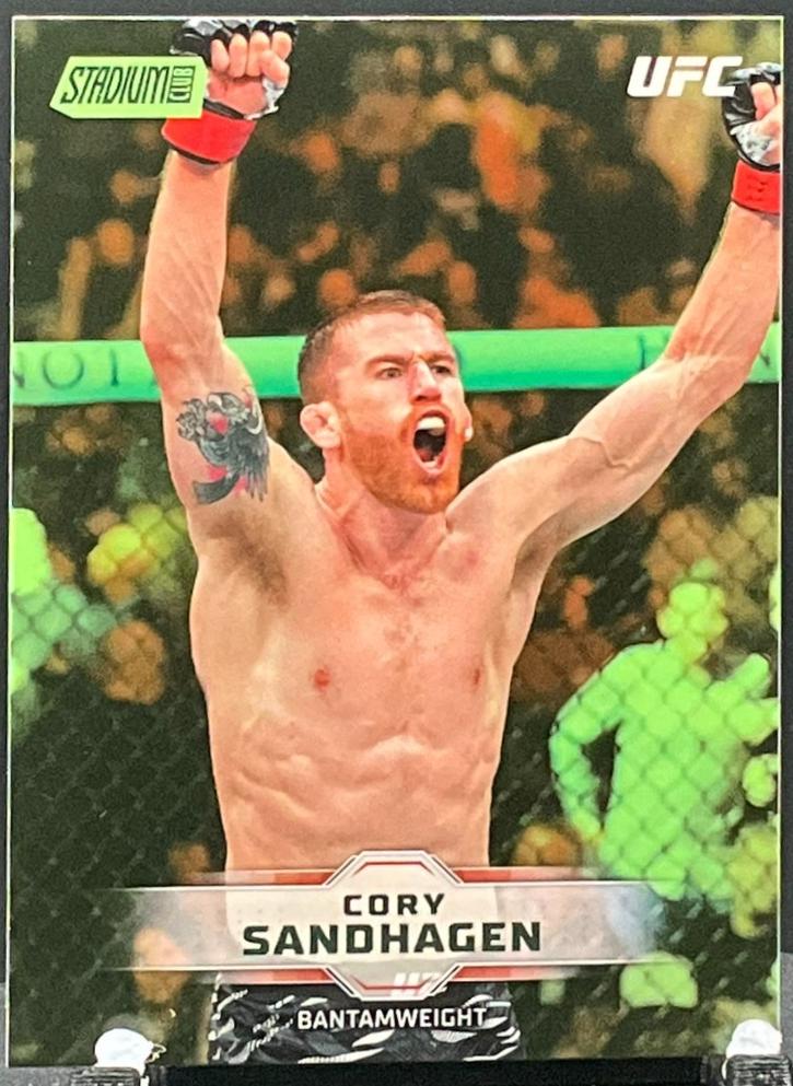 Cory Sandhagen 2026 Topps Stadium Club UFC Base #73 Lime Green