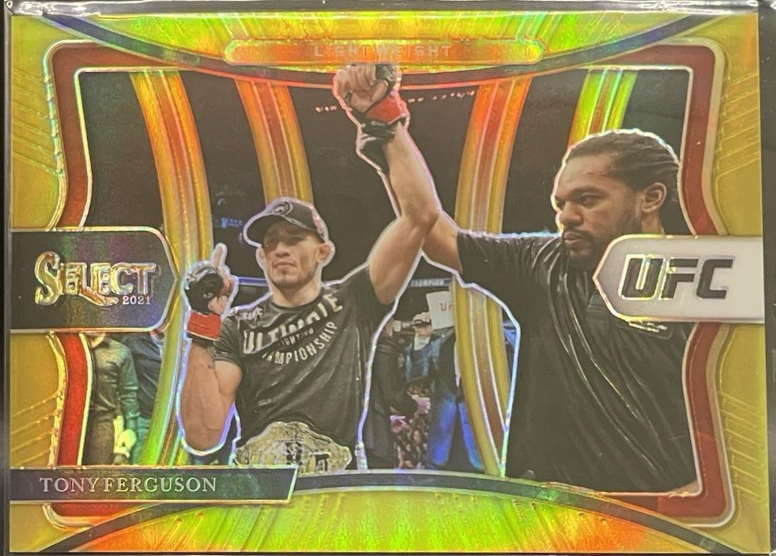 Tony Ferguson 2021 Panini Select UFC Premier Level #110 Gold