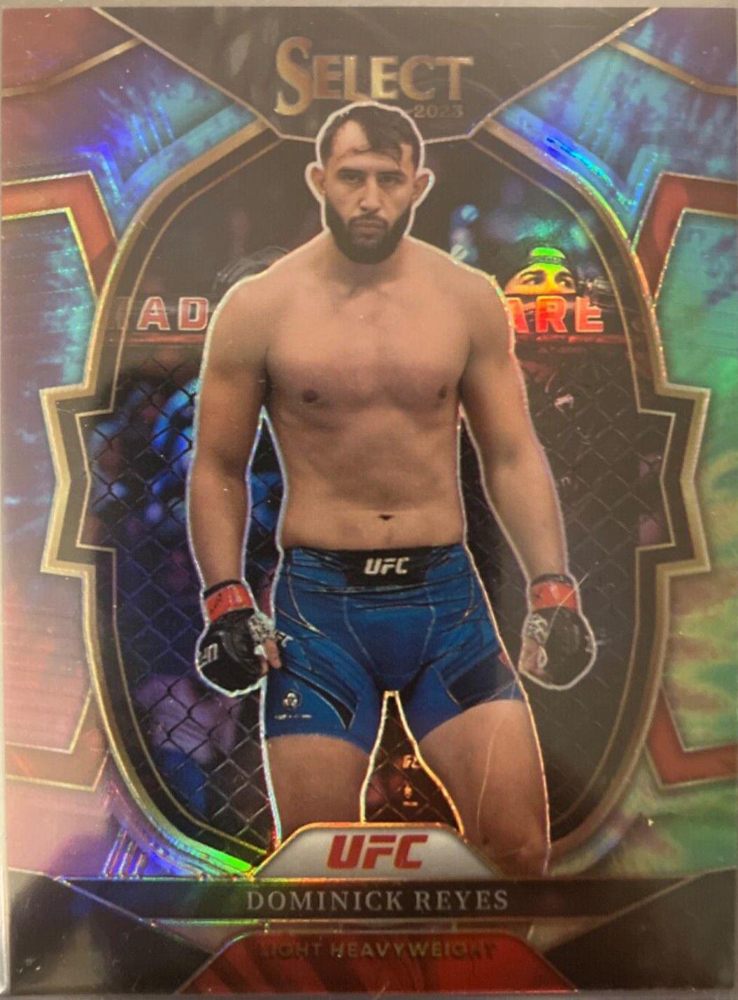 Dominick Reyes 2023 Panini Select UFC Concourse #82 Tie Dye