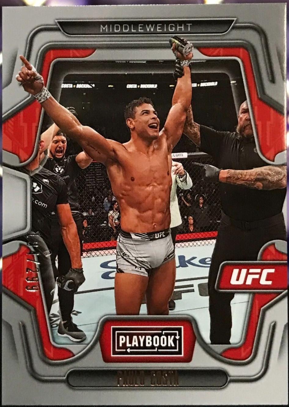 Paulo Costa 2023 Panini Chronicles UFC Base Playbook #116 Bronze