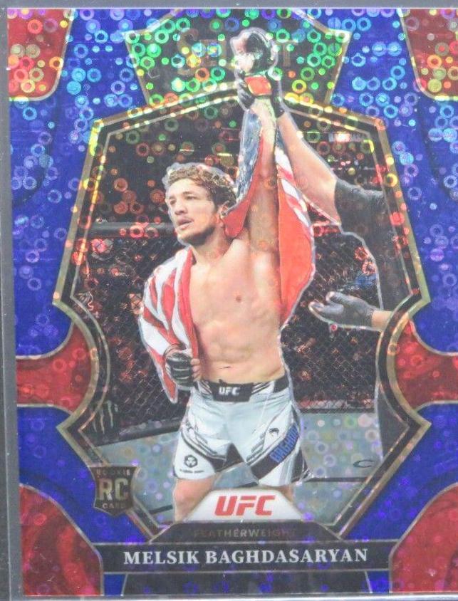 Melsik Baghdasaryan 2023 Panini Select UFC Premier Level #137 Blue Disco