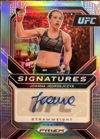 Joanna Jędrzejczyk 2021 Panini Prizm UFC Signatures #12 Silver