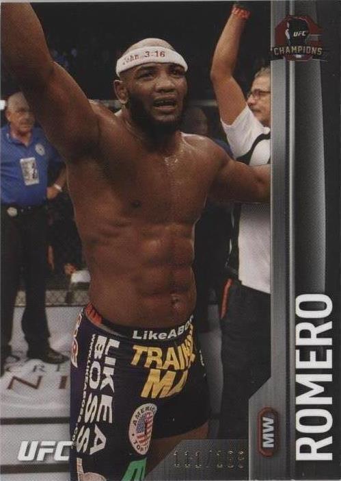 Yoel Romero 2015 Topps UFC Champions Base #180 Black