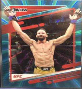 Michel Pereira 2022 Panini Donruss UFC Base #127 Laser