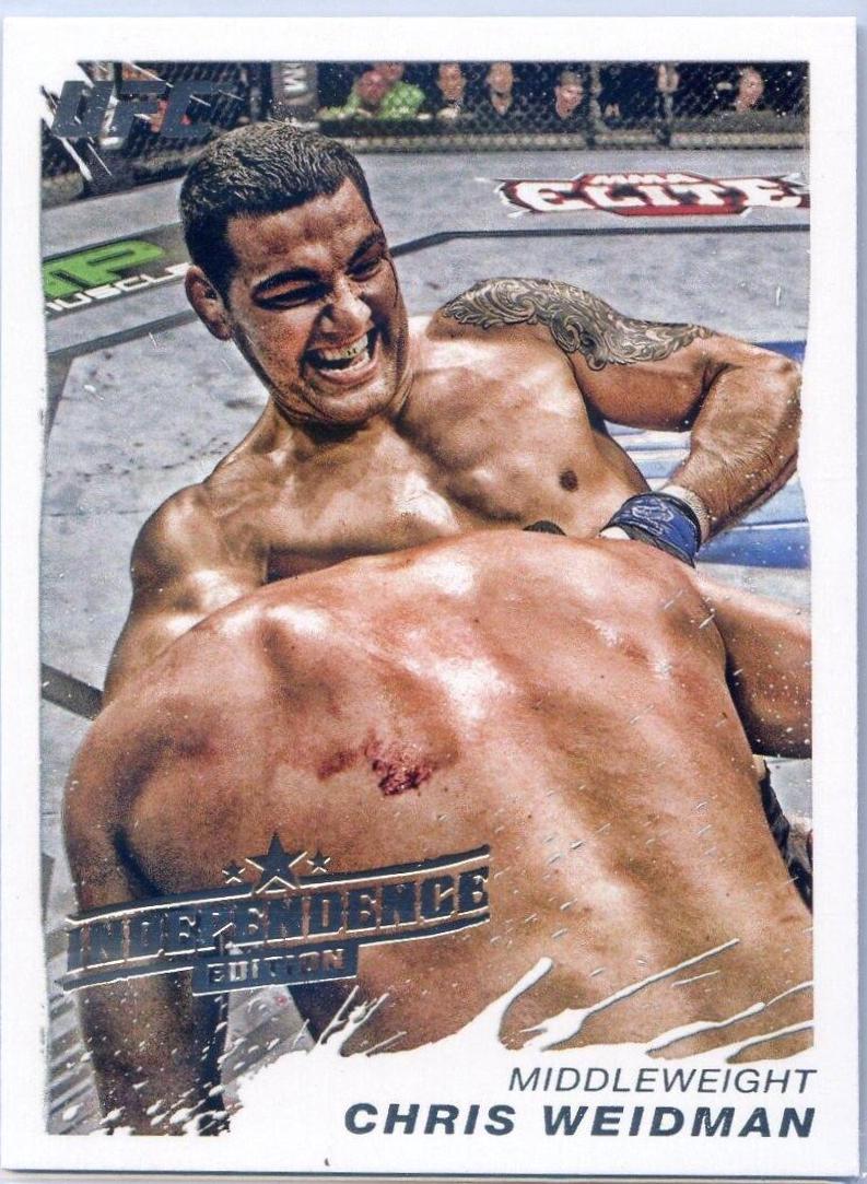 Chris Weidman 2011 Topps UFC Moment of Truth Base #35 Independence Edition