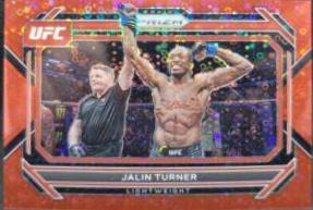 Jalin Turner 2023 Panini Prizm Under Card UFC Base #14 Gold