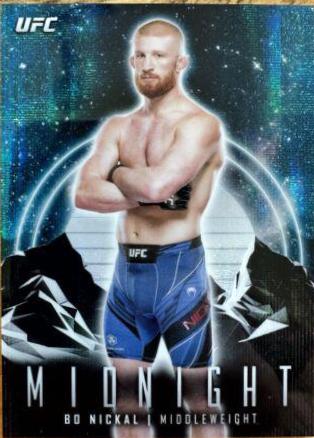 Bo Nickal 2024 Topps Midnight UFC Base #68 Moon Beam