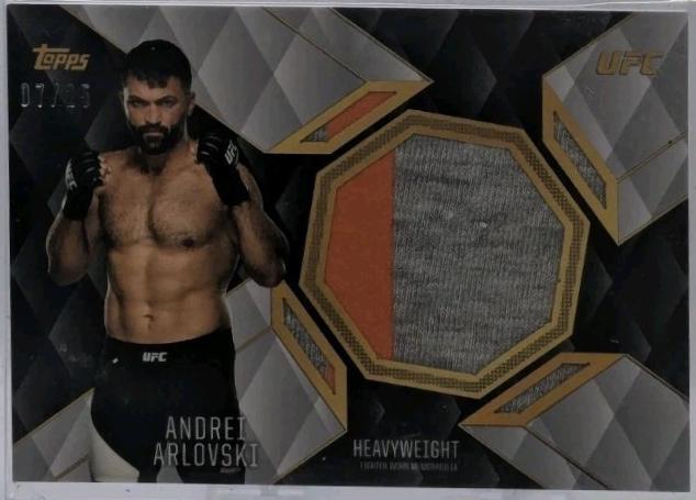 Andrei Arlovski 2016 Topps UFC Top of the Class Top of the Class Relics #TCR-AA Silver