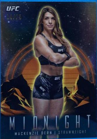 Mackenzie Dern 2024 Topps Midnight UFC Base #30 Dusk
