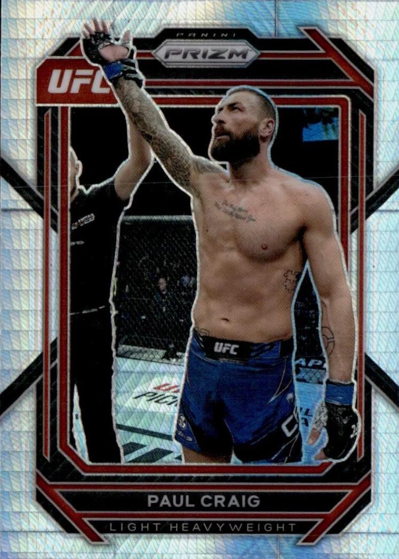 Paul Craig 2023 Panini Prizm UFC Base #164 Hyper