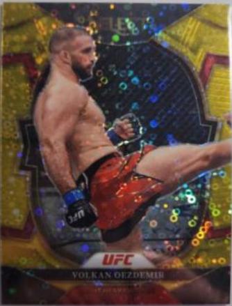 Volkan Oezdemir 2023 Panini Select UFC Concourse #25 Gold Disco