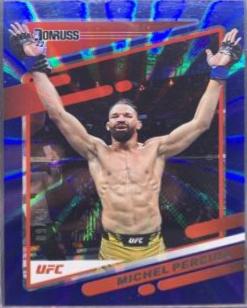 Michel Pereira 2022 Panini Donruss UFC Base #127 Blue