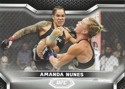 Amanda Nunes 2020 Topps UFC Knockout Base #12 Gold