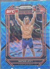 Natan Levy 2023 Panini Prizm UFC Base #176 Blue Wave